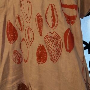 Kealopiko Dress with pockets Shell Print